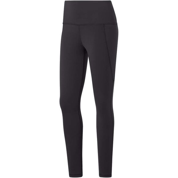 Reebok Womens Lux High Rise Tight Compression Athletic Pants, black, XS - Picture 1 of 1